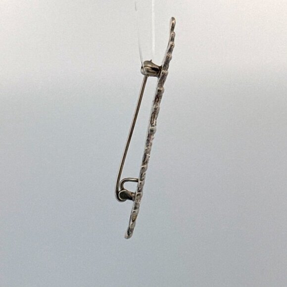 Estate Vintage Sterling Silver 925 Medieval Religious Brooch Pin 10.4g Unique - Picture 2 of 8